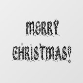 Merry kerstsnowflakes Home Decor Store Vinyl Raamsticker (Vel)