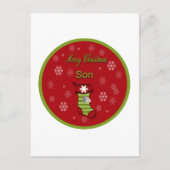 Merry KerstSon Feestdagenkaart (Voorkant)