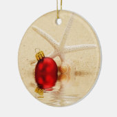 Merry KerstStarfish Ornament (Links)