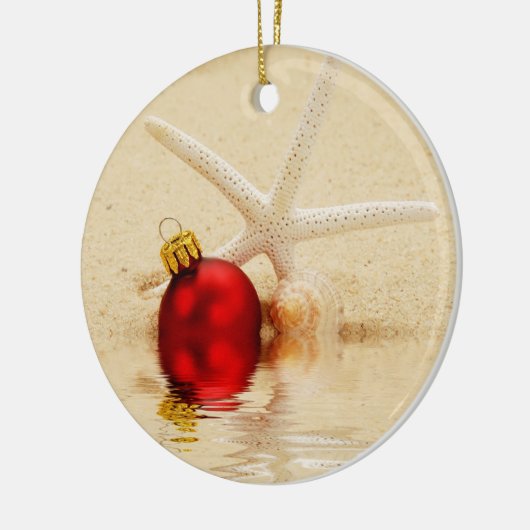 Merry KerstStarfish Ornament (Links)