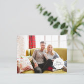 Merry Kerststempel Holiday Foto Briefkaart (Staand voorkant)