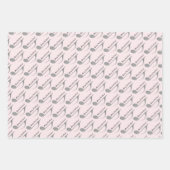 Merry Kerststooth Musical Note Inpakpapier Vel (Voorkant 2)