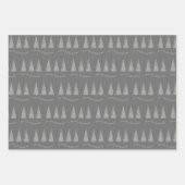 Merry Kerststooth Tree Patroon Inpakpapier Vel (Voorkant)