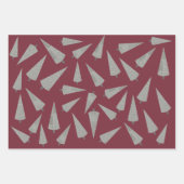 Merry Kerststooth Tree Patroon Inpakpapier Vel (Voorkant 2)