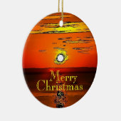Merry Kerstsunset Ornament (Rechts)