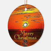 Merry Kerstsunset Ornament (Links)