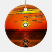 Merry Kerstsunset Ornament (Achterkant)
