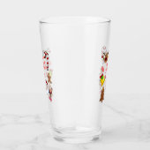 Merry kerstsymbolen glas (Rechts)