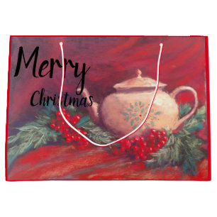Merry kerstthee groot cadeauzakje