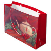 Merry kerstthee groot cadeauzakje (Achterkant Gekanteld)