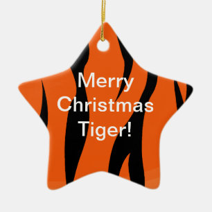Merry Kersttijger Ornament