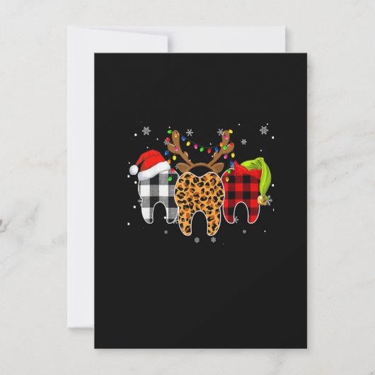 Merry Kersttooth Costume Dental Assistant Xma Kaart