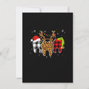 Merry Kersttooth Costume Dental Assistant Xma Kaart