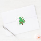 Merry KerstTree Sticker (Envelop)