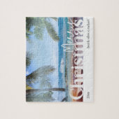 Merry Kersttropical Beach foto Legpuzzel (Verticaal)
