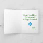 Merry Kersttropical Toucan Kaart (Binnen)