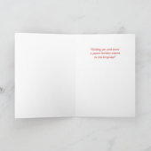 Merry kersttypografie-structuur feestdagen kaart (Binnen)