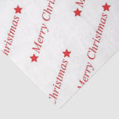 Merry Kersttypografie Tissuepapier (Detail)