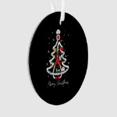 Merry Kerstverpleegster Yuletide Practitioners Cut Ornament (voorkant)