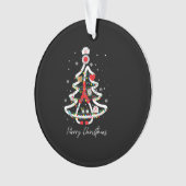 Merry Kerstverpleegster Yuletide Practitioners Cut Ornament (voorkant)