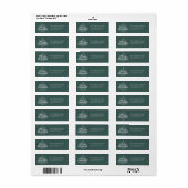 Merry Kerstversient Etiket (Full Sheet)