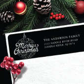 Merry Kerstversient Etiket