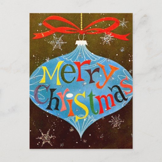 Merry Kerstversient Feestdagenkaart (Voorkant)