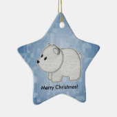 Merry Kerstversient Keramisch Ornament (Rechts)