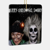 Merry Kerstversient Keramisch Ornament (Rechts)