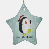 Merry Kerstversient Keramisch Ornament (Links)