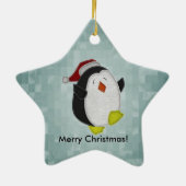 Merry Kerstversient Keramisch Ornament (Achterkant)