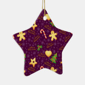 Merry Kerstversient Keramisch Ornament (Rechts)