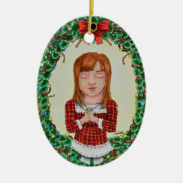 Merry Kerstversient Keramisch Ornament