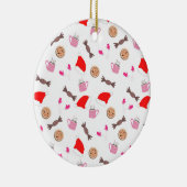 Merry Kerstversient Keramisch Ornament (Rechts)