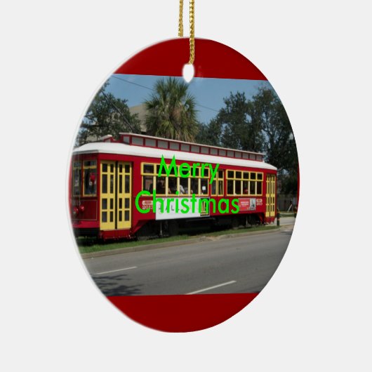 Merry Kerstversient Keramisch Ornament (Rechts)