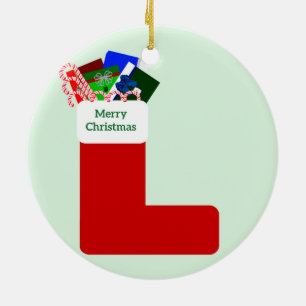 Merry Kerstversient Keramisch Ornament