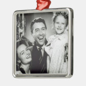 Merry Kerstversient Metalen Ornament (Links)