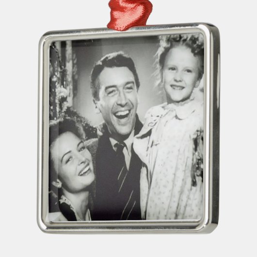 Merry Kerstversient Metalen Ornament (Links)