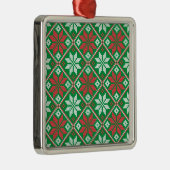 Merry Kerstversient Metalen Ornament (Rechts)