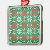 Merry Kerstversient Metalen Ornament (Links)