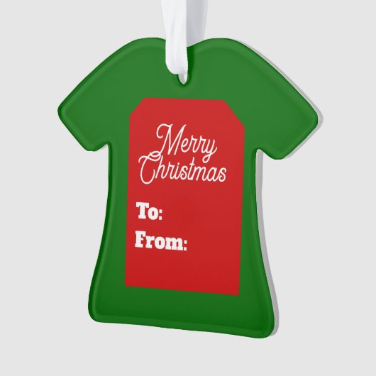 Merry Kerstversient Ornament (voorkant)