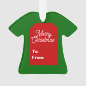 Merry Kerstversient Ornament (achterkant)