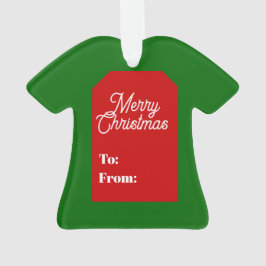 Merry Kerstversient Ornament