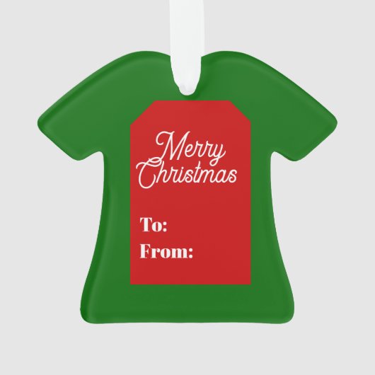 Merry Kerstversient Ornament (achterkant)