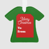 Merry Kerstversient Ornament (voorkant)