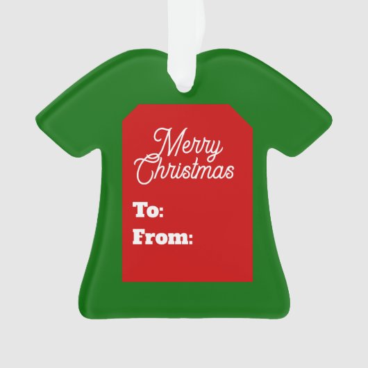 Merry Kerstversient Ornament (voorkant)