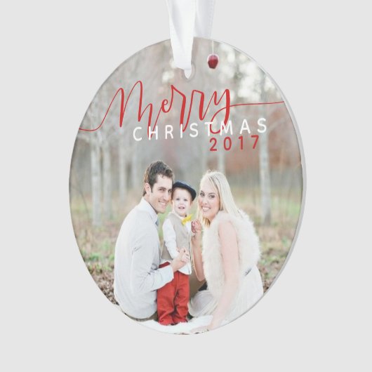 Merry Kerstversient Ornament (voorkant)