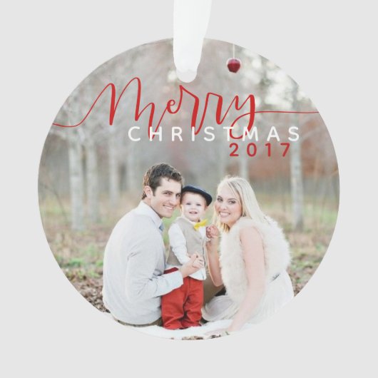 Merry Kerstversient Ornament (voorkant)