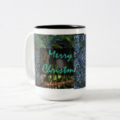 Merry Kerstversient Tweekleurige Koffiemok (Voorkant links)