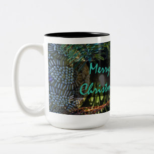 Merry Kerstversient Tweekleurige Koffiemok